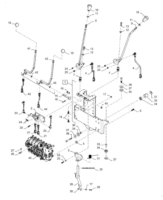 43144 - Болт М10х70мм, вся техн. CNH
