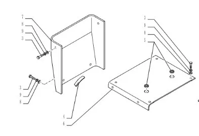 87575621 - Болт крепл. ролика обв. ремня привода вент. охл. ДВС Ford 675 TM/MXM, TC, CS, CX